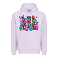 Lilac stitch and lilo rainbow Premium Hoodie - AdoDesignShop