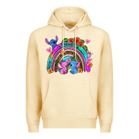 Pina Colada stitch and lilo rainbow Premium Hoodie - AdoDesignShop