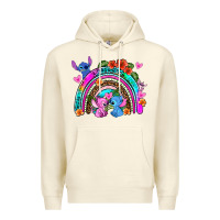 Sandshell stitch and lilo rainbow Premium Hoodie - AdoDesignShop