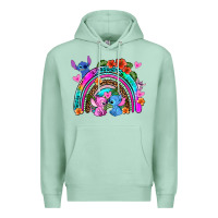 Seafoam stitch and lilo rainbow Premium Hoodie - AdoDesignShop