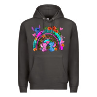Smoke stitch and lilo rainbow Premium Hoodie - AdoDesignShop