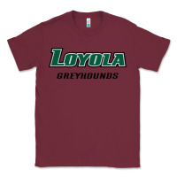 Burgundy loyola (md) greyhounds Classic Tee - linhVisuals