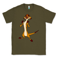 Army Green Timon Funny Classic Tee - linhVisuals