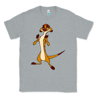 Heather Grey Timon Funny Classic Tee - linhVisuals