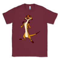 Burgundy Timon Funny Classic Tee - linhVisuals