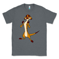 Charcoal Heather Timon Funny Classic Tee - linhVisuals