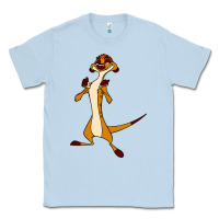 Dusty Blue Timon Funny Classic Tee - linhVisuals