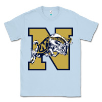 Dusty Blue navy midshipmen Classic Tee - linhVisuals