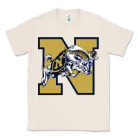 Natural navy midshipmen Classic Tee - linhVisuals