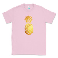 Bubblegum Pink gold pineapple Classic Tee - linhVisuals