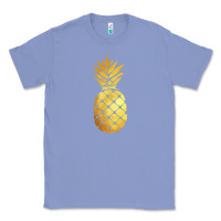 Colony Blue gold pineapple Classic Tee - linhVisuals