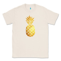 Natural gold pineapple Classic Tee - linhVisuals