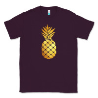Plum gold pineapple Classic Tee - linhVisuals