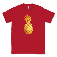 Red gold pineapple Classic Tee - linhVisuals