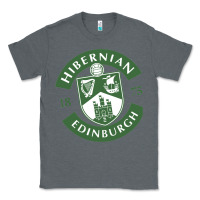 Charcoal Heather hibernian edinburg Classic Tee - linhVisuals