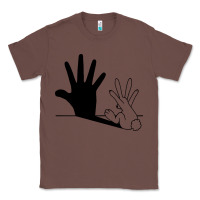 Chestnut rabbit hand shadow Classic Tee - linhVisuals