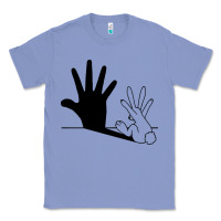 Colony Blue rabbit hand shadow Classic Tee - linhVisuals