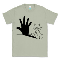Matcha rabbit hand shadow Classic Tee - linhVisuals
