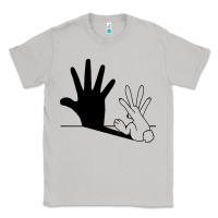 Moon Dust rabbit hand shadow Classic Tee - linhVisuals