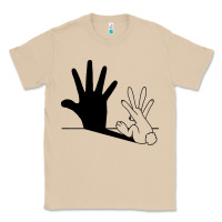 Mushroom rabbit hand shadow Classic Tee - linhVisuals