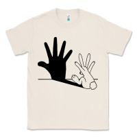 Natural rabbit hand shadow Classic Tee - linhVisuals