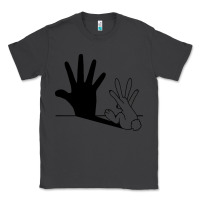 Smoke rabbit hand shadow Classic Tee - linhVisuals
