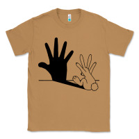 Toasted Coconut rabbit hand shadow Classic Tee - linhVisuals