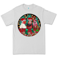 Dove Grey Chickens Premium Tee - CowhideDigitalArt