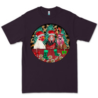 Plum Chickens Premium Tee - CowhideDigitalArt
