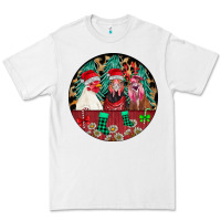 White Chickens Premium Tee - CowhideDigitalArt