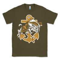 Army Green navy midshipmen Classic Tee - linhVisuals