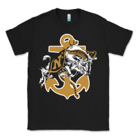 Black navy midshipmen Classic Tee - linhVisuals
