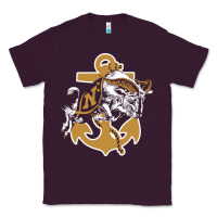 Plum navy midshipmen Classic Tee - linhVisuals