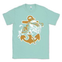Seafoam navy midshipmen Classic Tee - linhVisuals