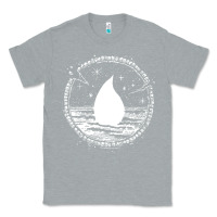 Heather Grey magic  the gathering kaldheim islands symbol Classic Tee - linhVisuals