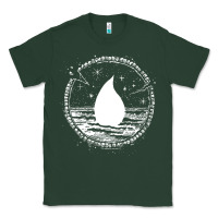 Sports Green magic  the gathering kaldheim islands symbol Classic Tee - linhVisuals