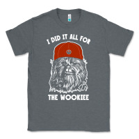 Charcoal Heather i did it all for the wookiee Classic Tee - linhVisuals