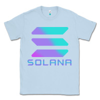 Dusty Blue solana cryptocurrency solana Classic Tee - linhVisuals