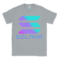 Heather Grey solana cryptocurrency solana Classic Tee - linhVisuals