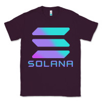 Plum solana cryptocurrency solana Classic Tee - linhVisuals