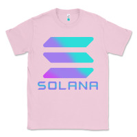 Bubblegum Pink solana cryptocurrency solana Classic Tee - linhVisuals