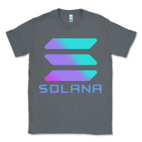Charcoal Heather solana cryptocurrency solana Classic Tee - linhVisuals