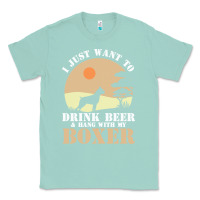 Seafoam boxer beer dog lover t  shirt boxer beer dog lover t  shirt Classic Tee - linhVisuals