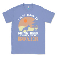 Colony Blue boxer beer dog lover t  shirt boxer beer dog lover t  shirt Classic Tee - linhVisuals