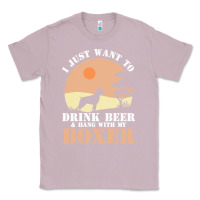Lilac boxer beer dog lover t  shirt boxer beer dog lover t  shirt Classic Tee - linhVisuals