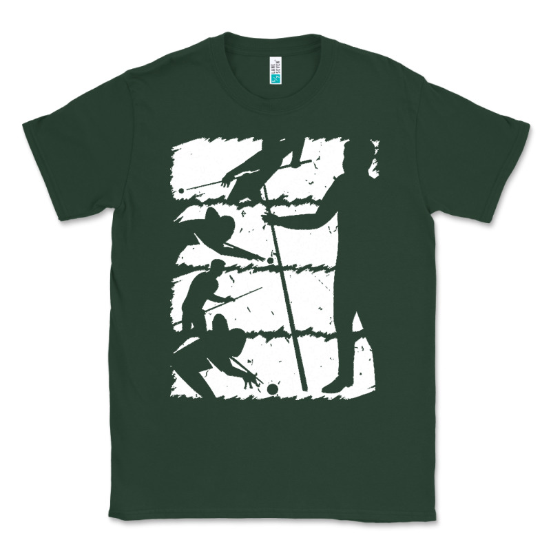 Billiards Gift T  Shirt Pool Cue Snooker Table Billiard T  Shirt Classic Tee by linhVisuals | Teevron
