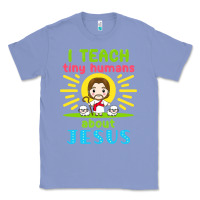 Colony Blue i teach tiny humans about jesus Classic Tee - linhVisuals