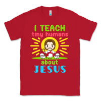 Red i teach tiny humans about jesus Classic Tee - linhVisuals
