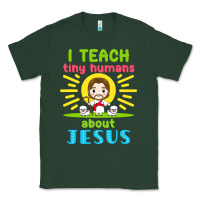 Sports Green i teach tiny humans about jesus Classic Tee - linhVisuals