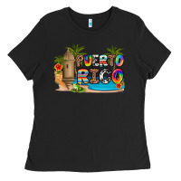 Black puerto rico Ladies Tee - Artiststas